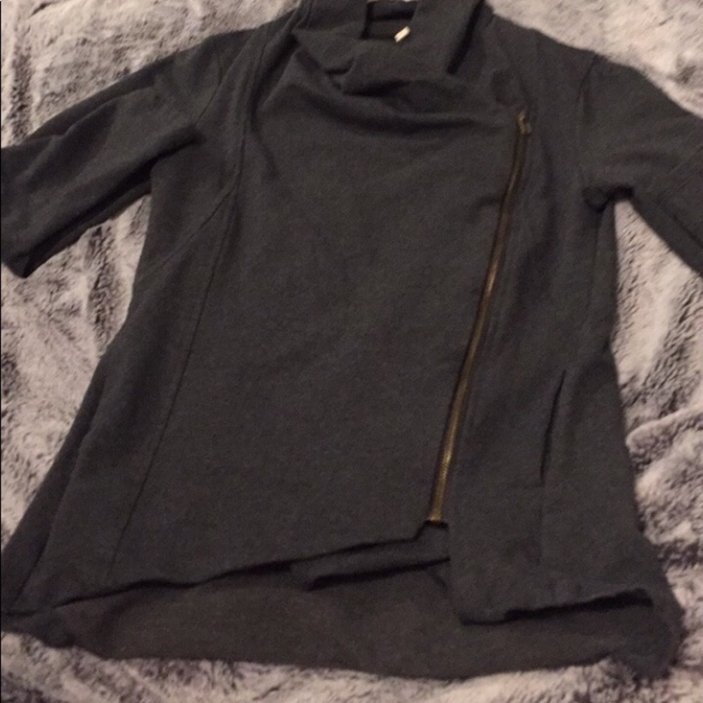 Dark grey jersey jacket